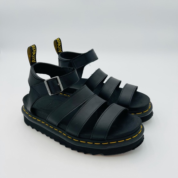 Dr. Martens Shoes - DR. MARTENS BLAIRE PLATFORM LEATHER SANDALS